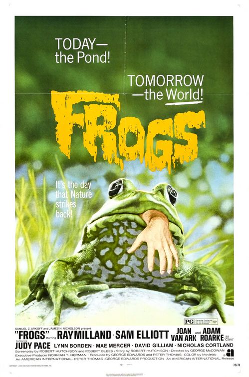 the movie poster: Frogs (1972)