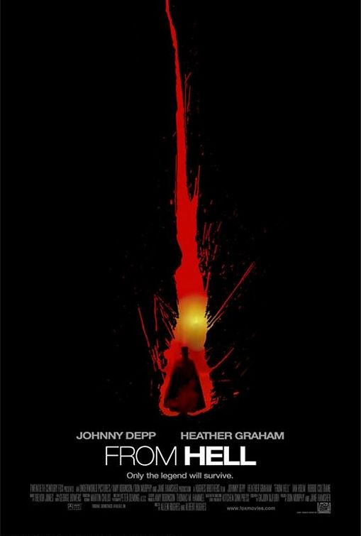 the movie poster: From Hell (2001) ver1