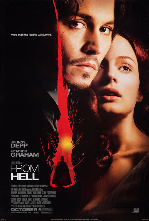 the movie poster: From Hell (2001) ver2