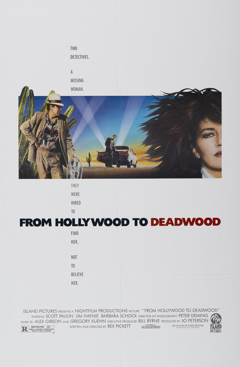 1000 piece jigsaw puzzle for the movie poster: From Hollywood to Deadwood (1989)