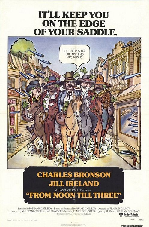 the movie poster: From Noon Till Three (1976) ver2