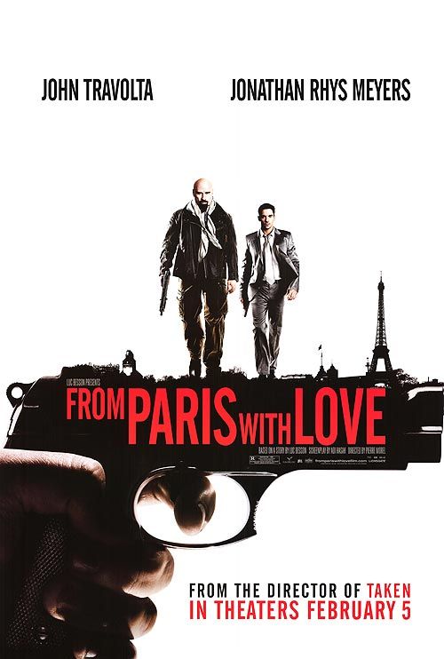 1000 piece jigsaw puzzle for the movie poster: From Paris with Love (2010) ver8