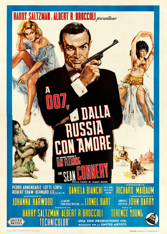 1000 piece jigsaw puzzle for the movie poster: From Russia With Love (1963) ver10