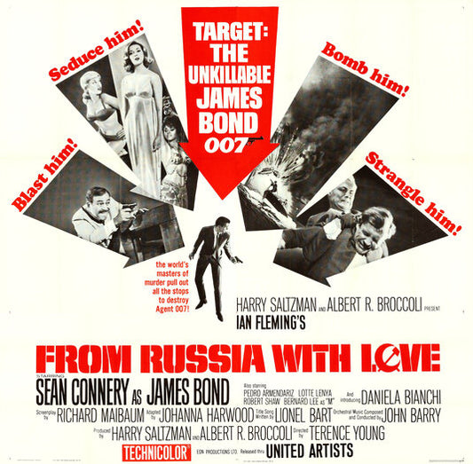 1000 piece jigsaw puzzle for the movie poster: From Russia With Love (1963) ver6