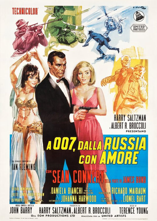 1000 piece jigsaw puzzle for the movie poster: From Russia With Love (1963) ver9