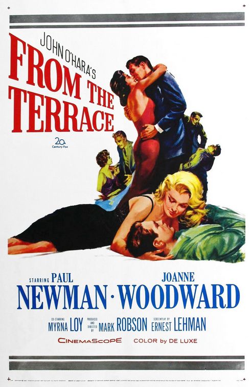 the movie poster: From the Terrace (1960)
