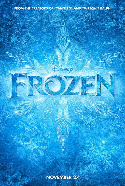 1000 piece jigsaw puzzle for the movie poster: Frozen (2013)
