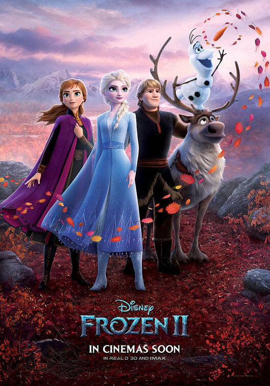 1000 piece jigsaw puzzle for the movie poster: Frozen II (2019) ver16