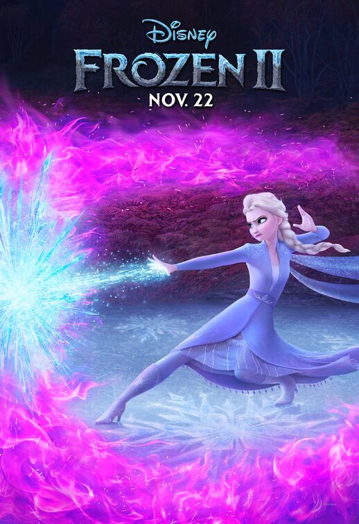 1000 piece jigsaw puzzle for the movie poster: Frozen II (2019) ver17