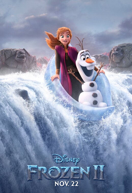 1000 piece jigsaw puzzle for the movie poster: Frozen II (2019) ver18