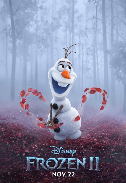1000 piece jigsaw puzzle for the movie poster: Frozen II (2019) ver19