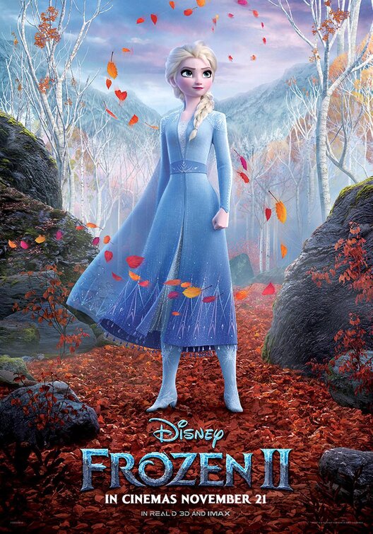1000 piece jigsaw puzzle for the movie poster: Frozen II (2019) ver22