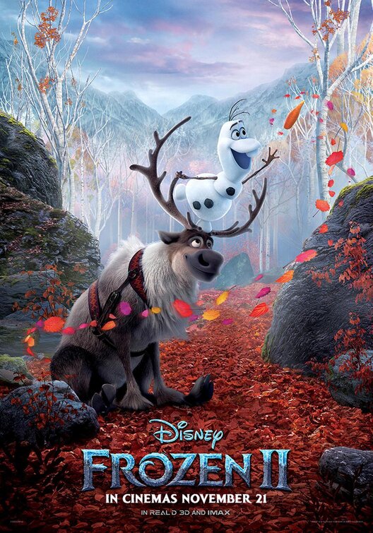 1000 piece jigsaw puzzle for the movie poster: Frozen II (2019) ver25
