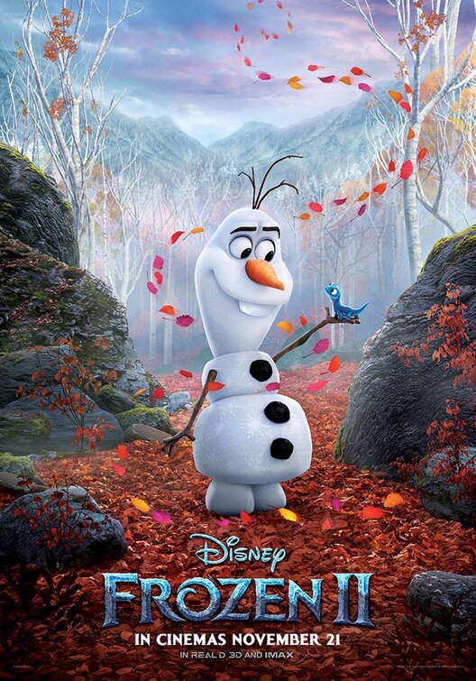 1000 piece jigsaw puzzle for the movie poster: Frozen II (2019) ver26