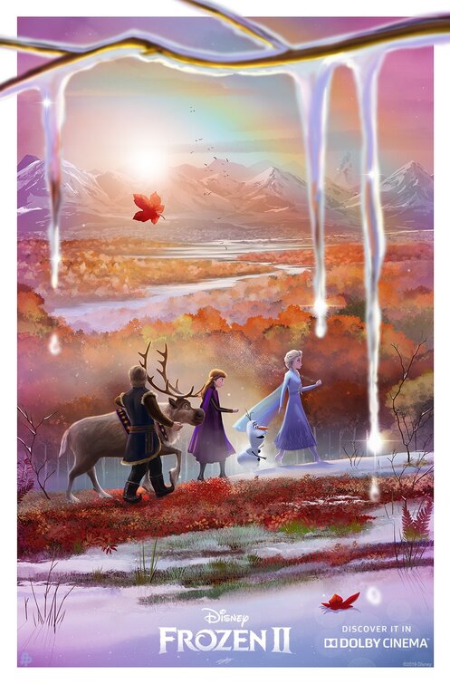 1000 piece jigsaw puzzle for the movie poster: Frozen II (2019) ver27