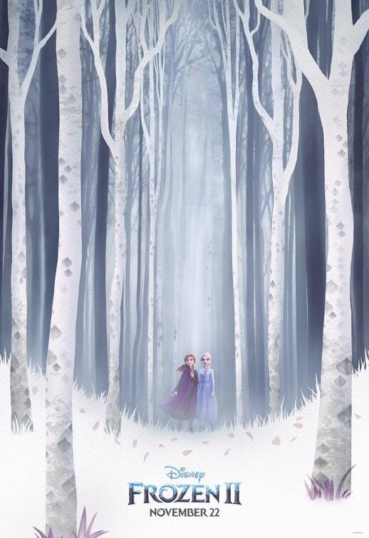 1000 piece jigsaw puzzle for the movie poster: Frozen II (2019) ver5