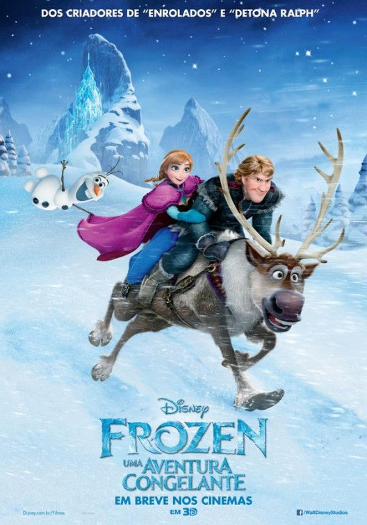 1000 piece jigsaw puzzle for the movie poster: Frozen (2013) ver10