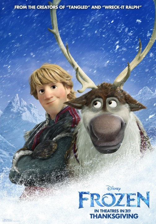 1000 piece jigsaw puzzle for the movie poster: Frozen (2013) ver14