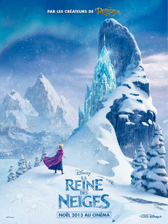 1000 piece jigsaw puzzle for the movie poster: Frozen (2013) ver2
