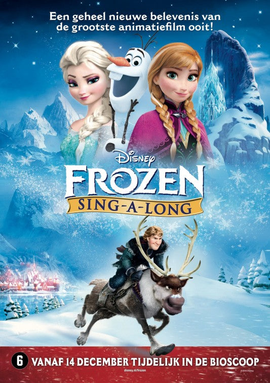 1000 piece jigsaw puzzle for the movie poster: Frozen (2013) ver22
