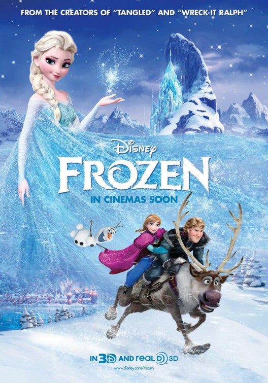 1000 piece jigsaw puzzle for the movie poster: Frozen (2013) ver9