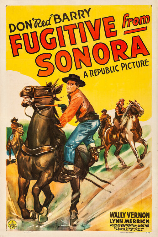 1000 piece jigsaw puzzle for the movie poster: Fugitive from Sonora (1943)