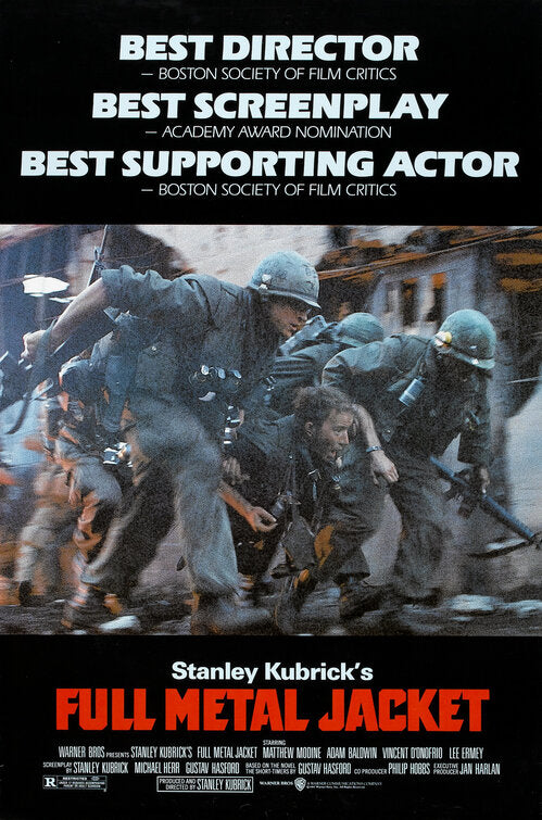 the movie poster: Full Metal Jacket (1987) ver2