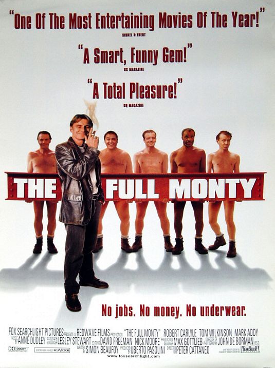 the movie poster: The Full Monty (1997) ver2
