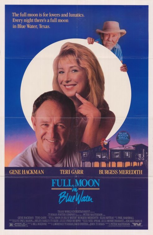1000 piece jigsaw puzzle for the movie poster: Full Moon in Blue Water (1988)