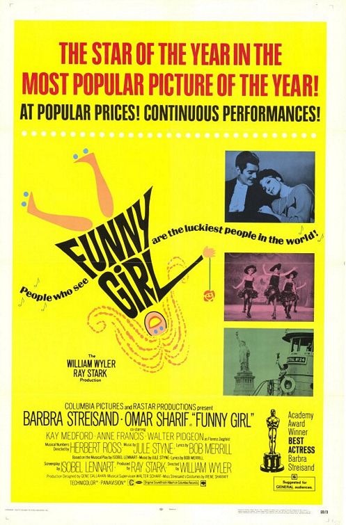 the movie poster: Funny Girl (1968)