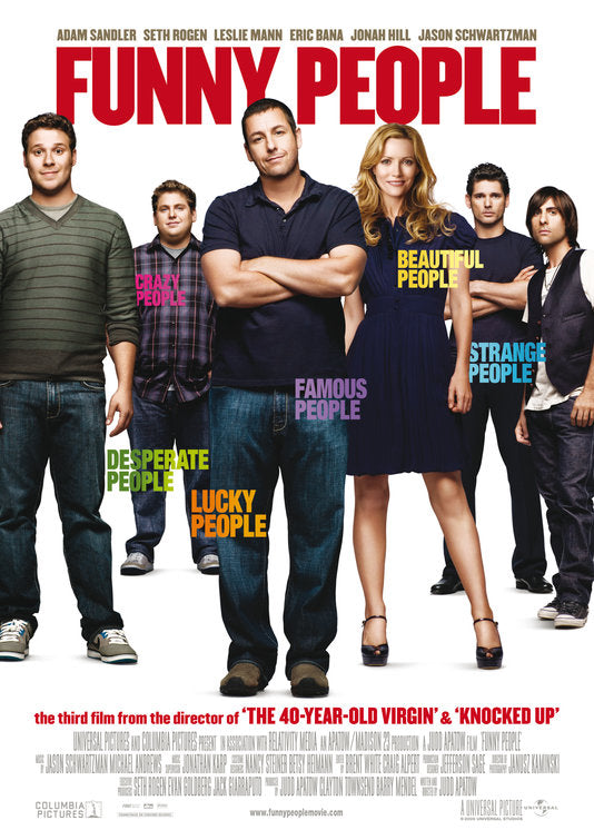 1000 piece jigsaw puzzle for the movie poster: Funny People (2009) ver2