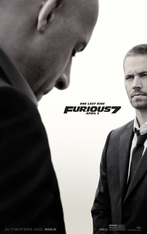 1000 piece jigsaw puzzle for the movie poster: Furious 7 (2015) ver3