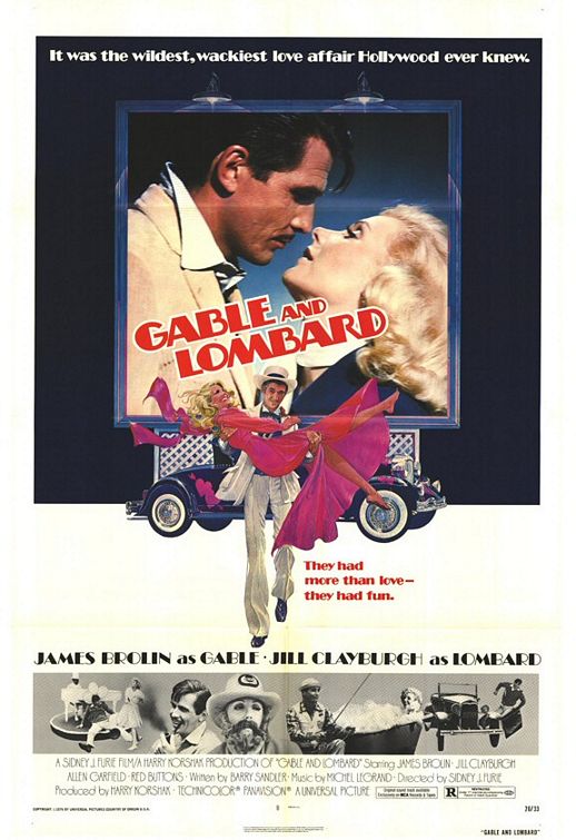 the movie poster: Gable and Lombard (1976)