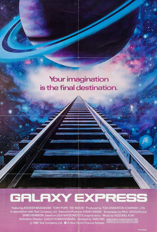 the movie poster: Galaxy Express (1981)
