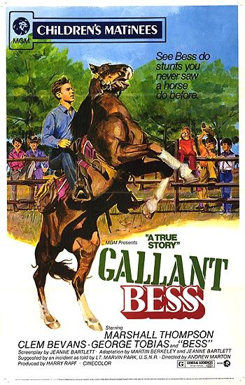 the movie poster: Gallant Bess (1946)