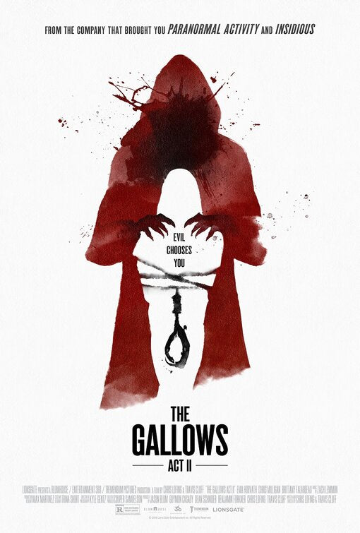 1000 piece jigsaw puzzle for the movie poster: The Gallows Act II (2019)