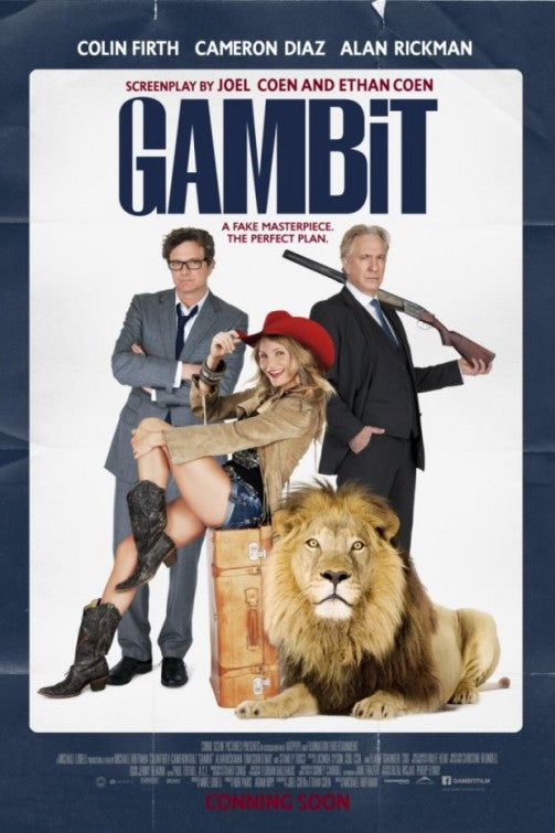 1000 piece jigsaw puzzle for the movie poster: Gambit (2013) ver4