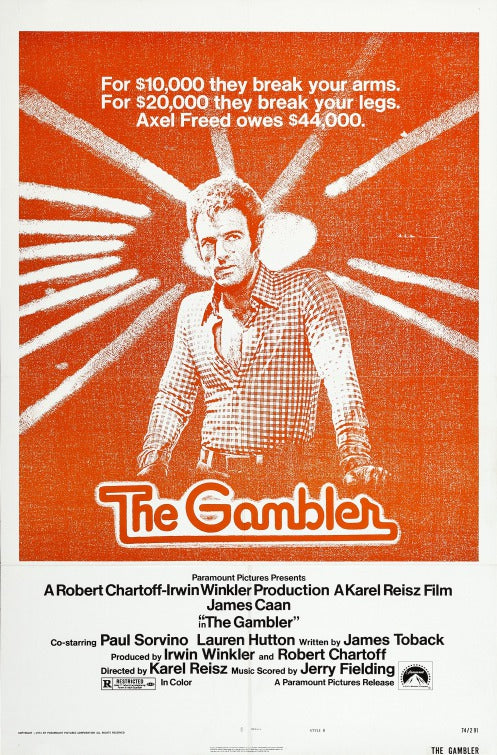 the movie poster: The Gambler (1974)