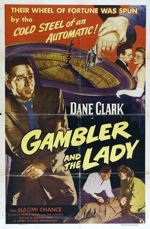the movie poster: The Gambler and the Lady (1952)