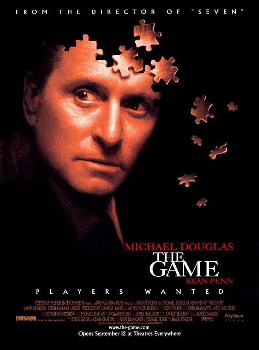 the movie poster: The Game (1997)