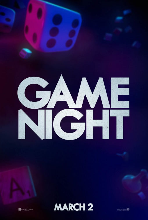 1000 piece jigsaw puzzle for the movie poster: Game Night (2018)