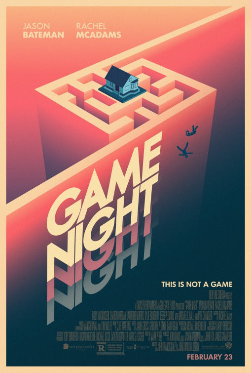 1000 piece jigsaw puzzle for the movie poster: Game Night (2018) ver5
