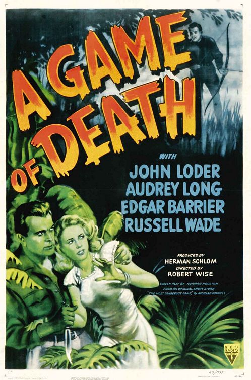 the movie poster: A Game of Death (1945)
