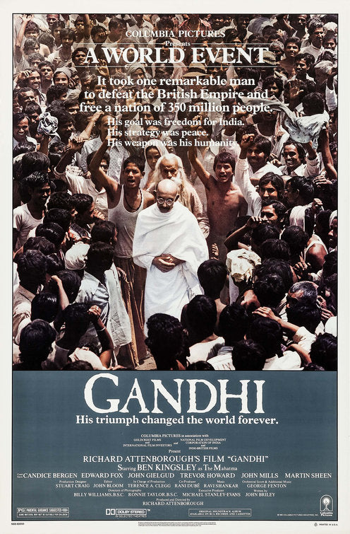 the movie poster: Gandhi (1982)