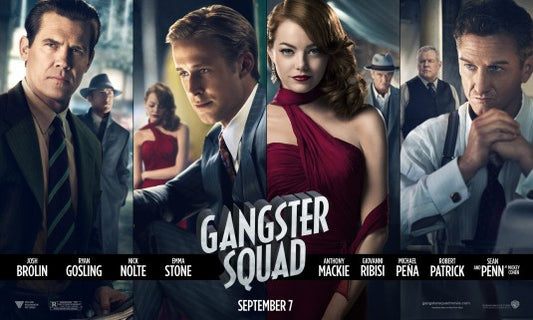 1000 piece jigsaw puzzle for the movie poster: Gangster Squad (2013)