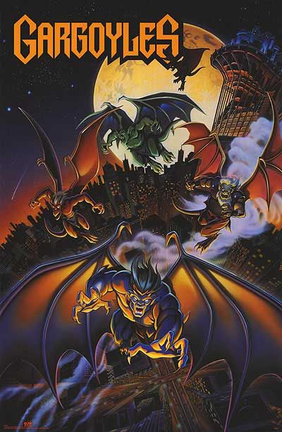 1000 piece jigsaw puzzle for tv poster: Gargoyles