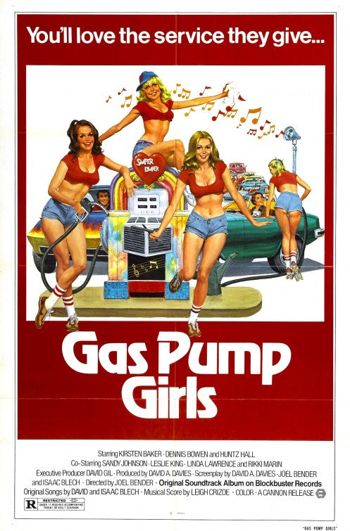 1000 piece jigsaw puzzle for the movie poster: Gas Pump Girls (1979)