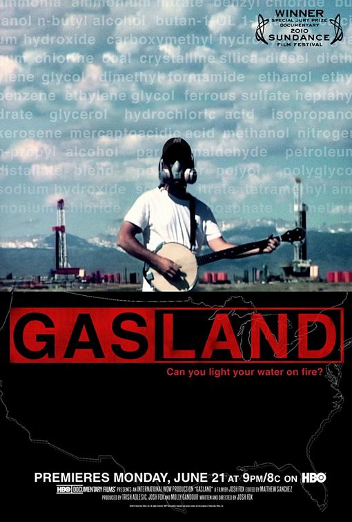 1000 piece jigsaw puzzle for the movie poster: GasLand (2010)