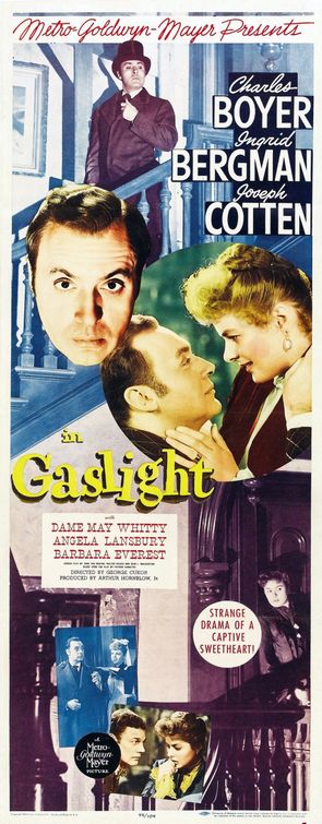 the movie poster: Gaslight (1944)