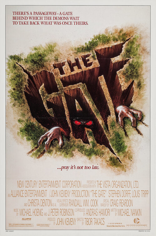 the movie poster: The Gate (1987)